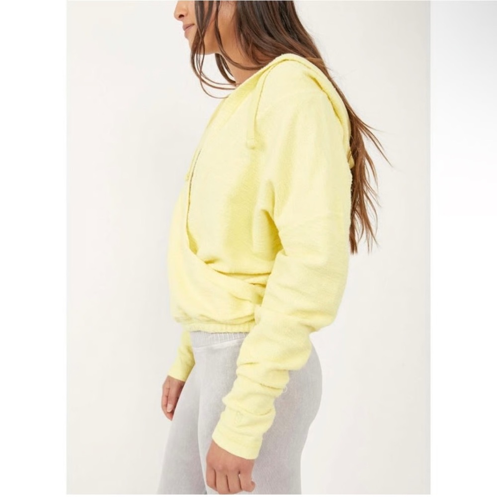 Free People Movement Criss Cross Cropped Cotton Hoodie - Picture 4 of 15